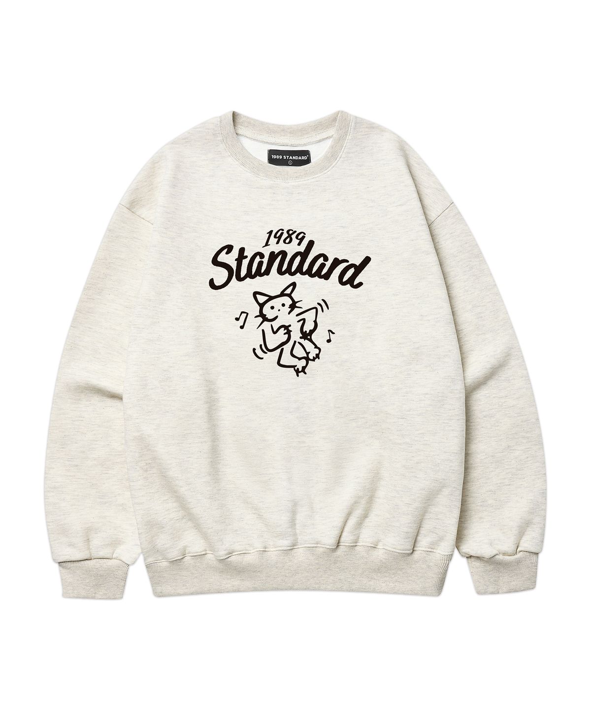1989스탠다드(1989STANDARD) HAPPY CAT 맨투맨 (STMSTD-0267)