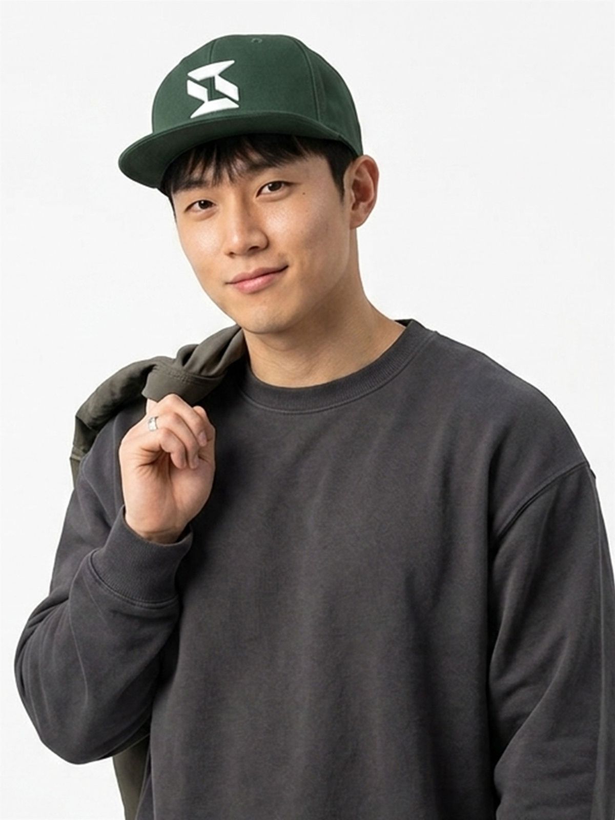 클리킥(KLIKIIC) 스냅백 힙팜 라인 그린&그린 HHSC-GGW
