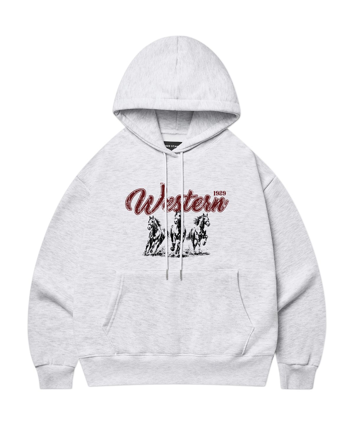 1989스탠다드(1989STANDARD) WESTERN HORSE 우먼 크롭 후드 (SKHSTD-0271)