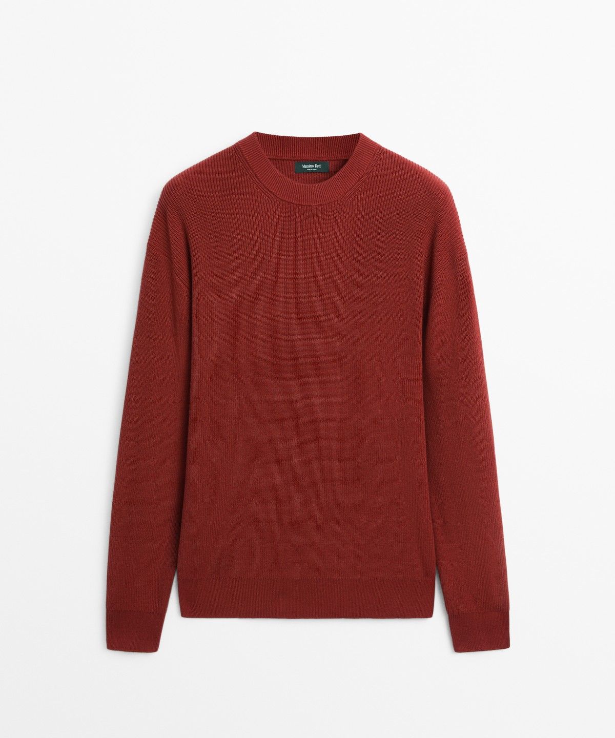 마시모두띠(MASSIMO DUTTI) 라운드넥 니트 스웨터