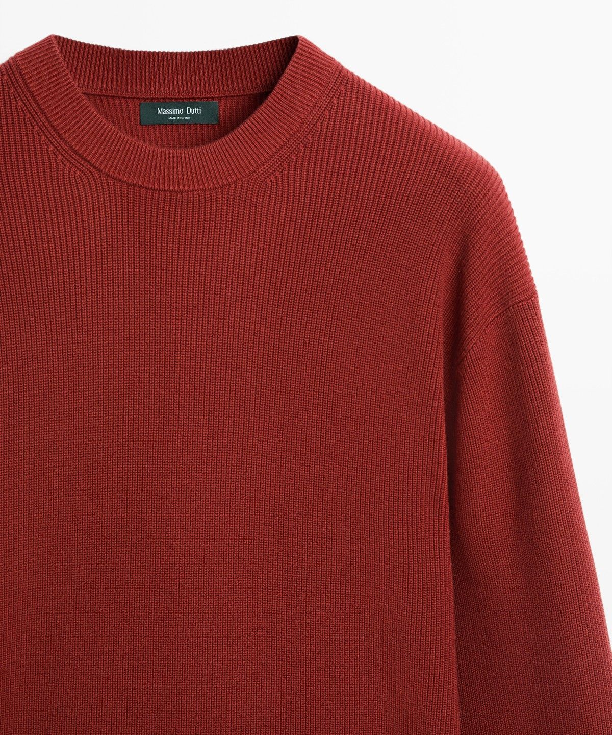 마시모두띠(MASSIMO DUTTI) 라운드넥 니트 스웨터