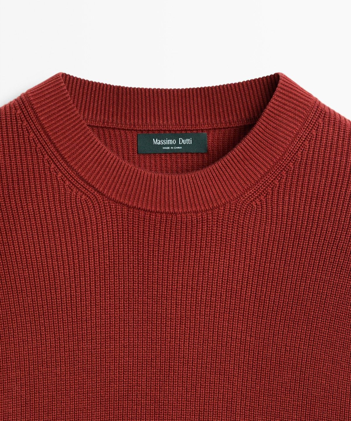 마시모두띠(MASSIMO DUTTI) 라운드넥 니트 스웨터