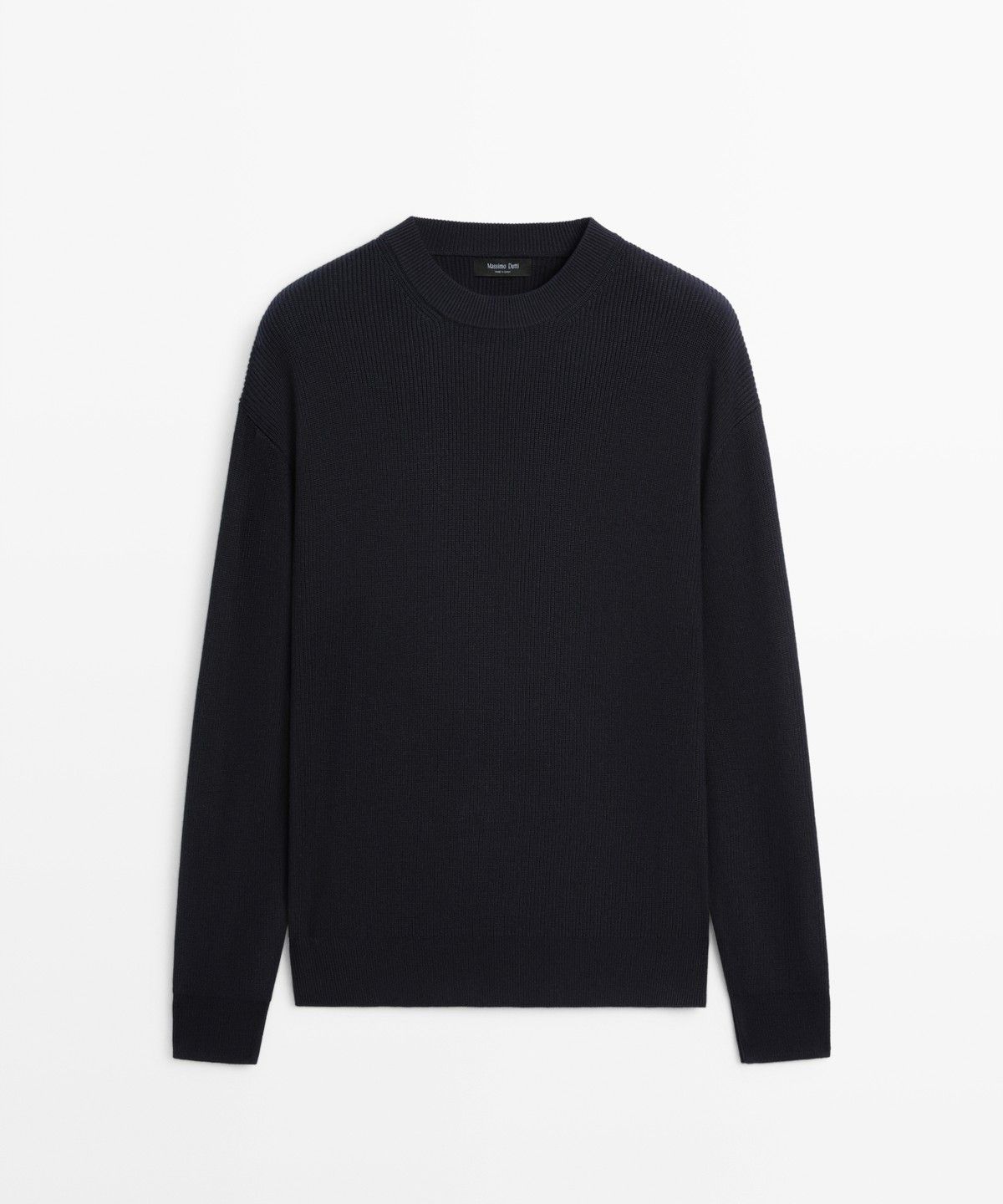 마시모두띠(MASSIMO DUTTI) 라운드넥 니트 스웨터