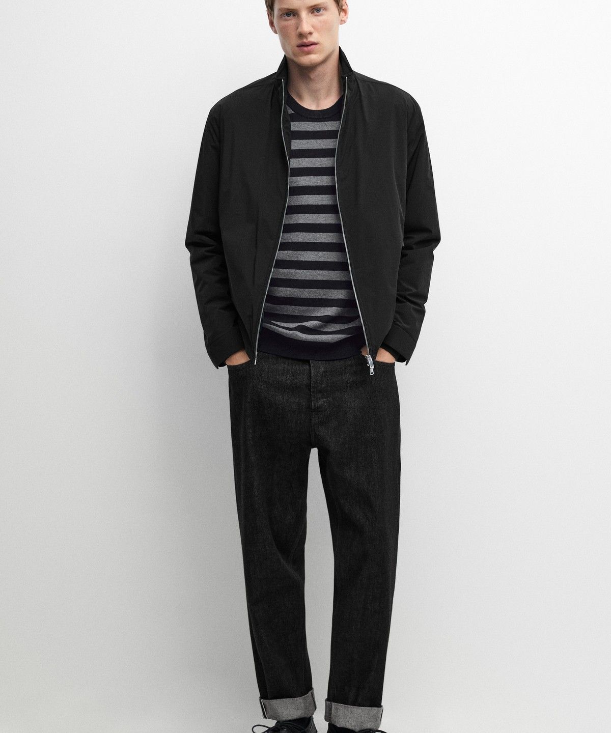 마시모두띠(MASSIMO DUTTI) 포켓 디테일 테크니컬 재킷