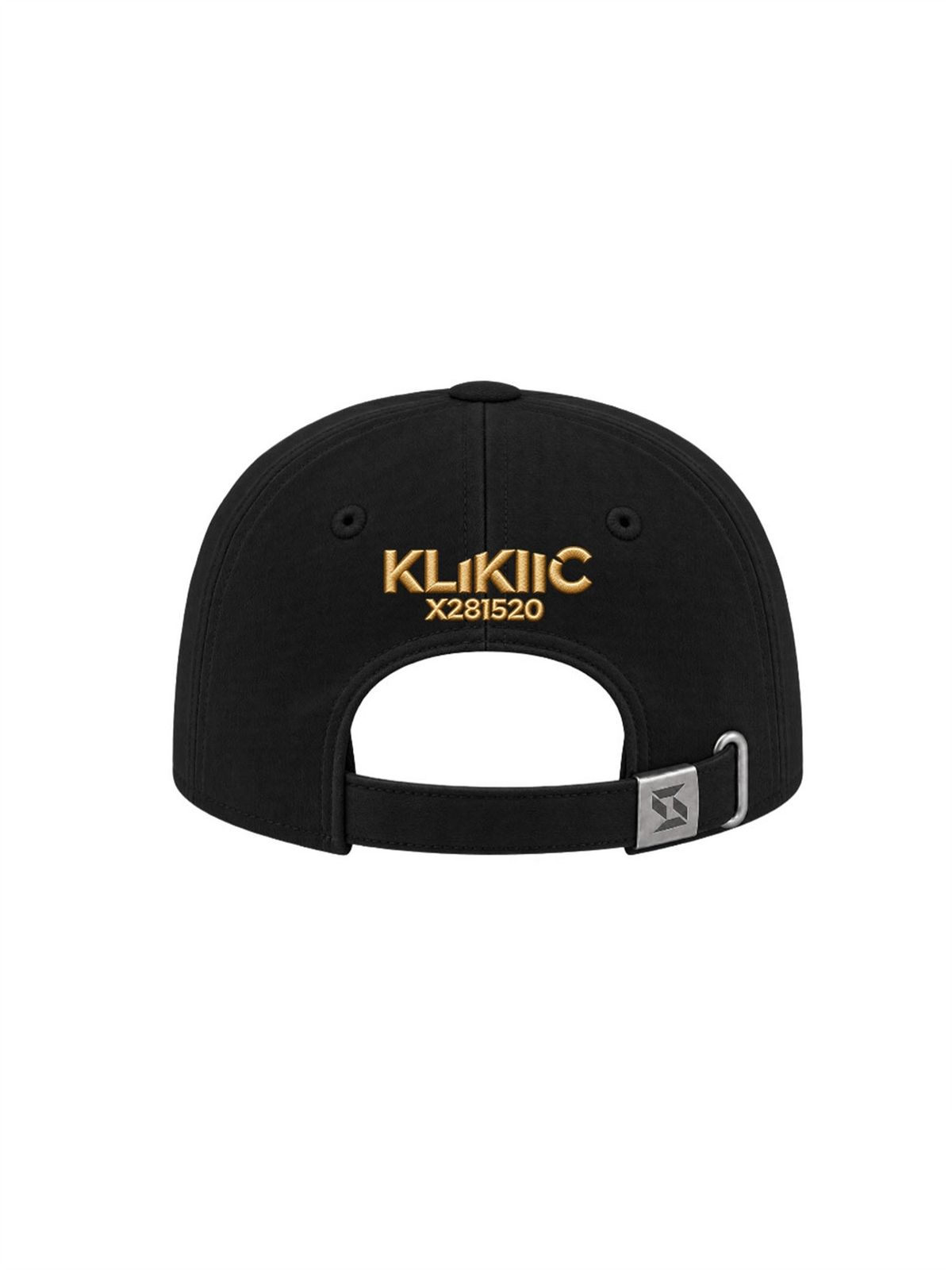 클리킥(KLIKIIC) 스냅백 타이쿤 라인 블랙&블랙 THSC-BBD