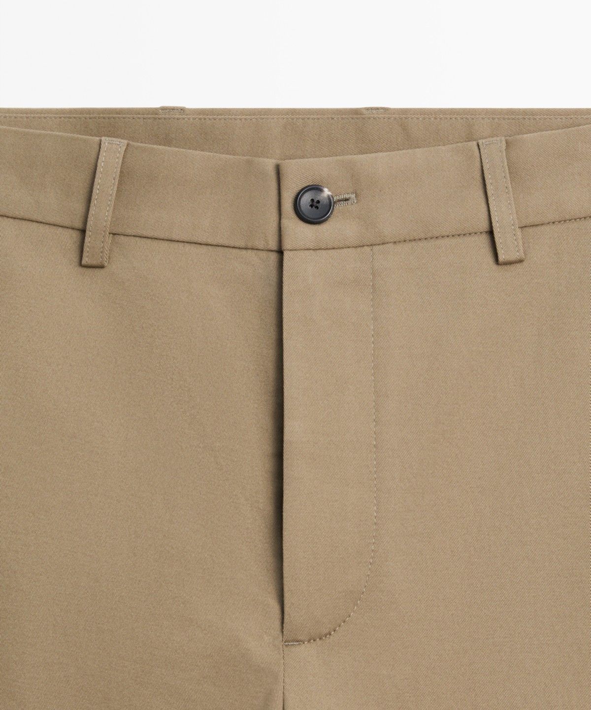 마시모두띠(MASSIMO DUTTI) 코튼 블렌드 스트레이트 핏 팬츠
