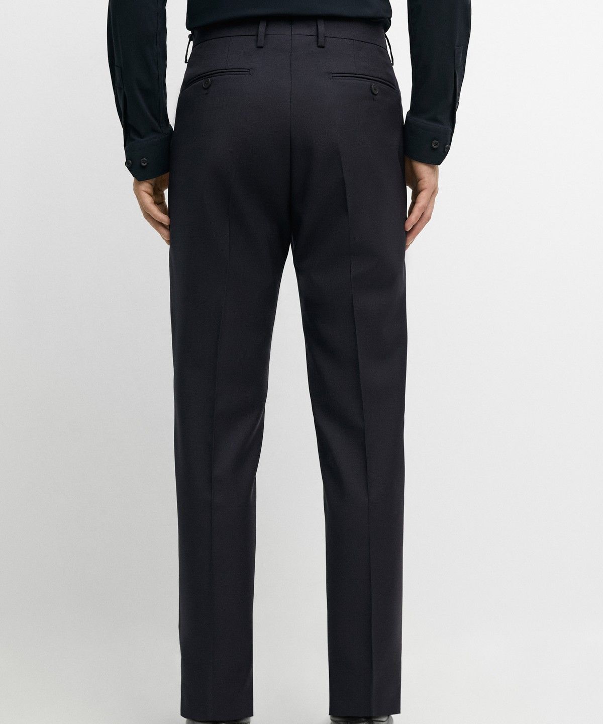 마시모두띠(MASSIMO DUTTI) 텍스처드 수트 팬츠