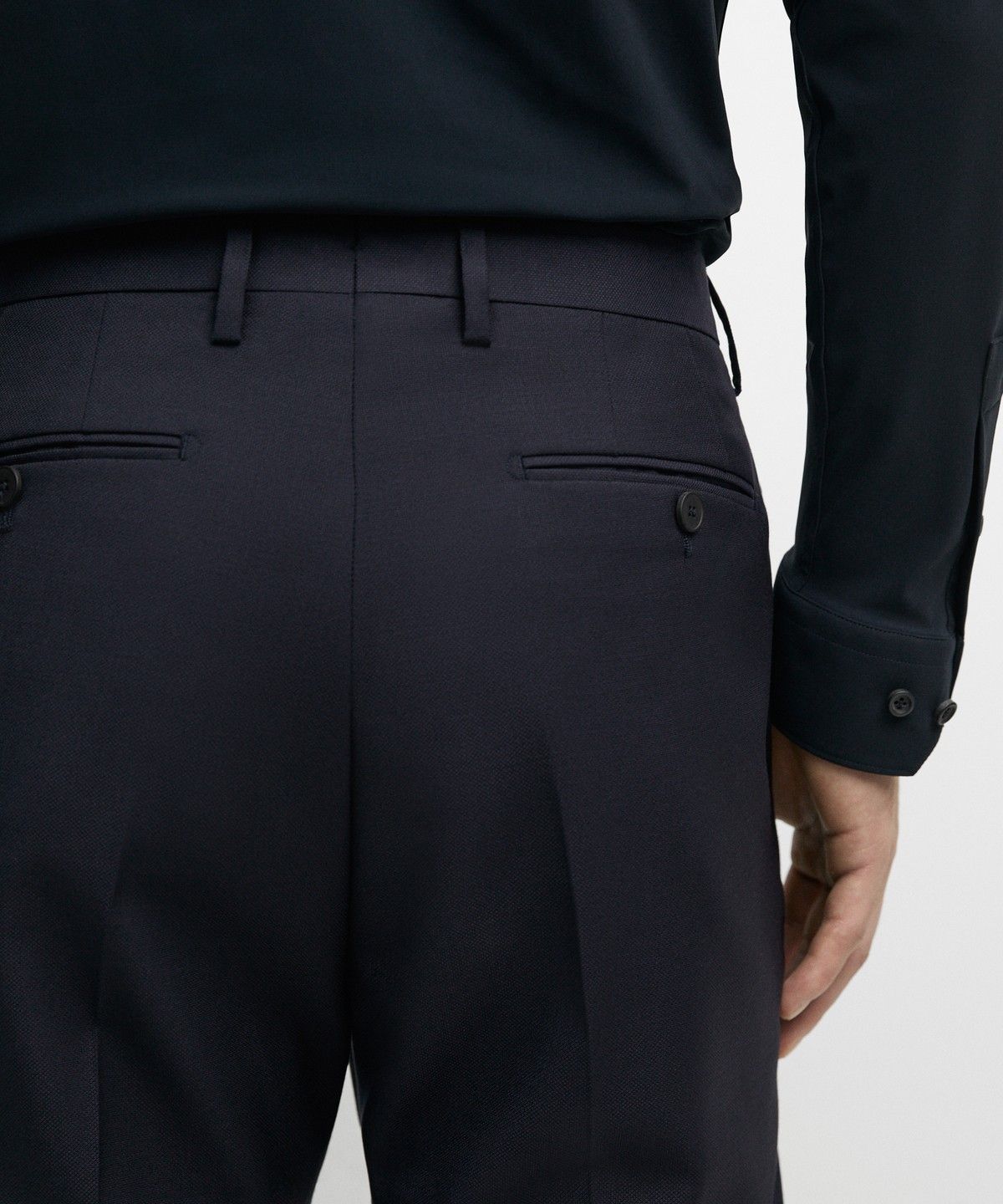마시모두띠(MASSIMO DUTTI) 텍스처드 수트 팬츠