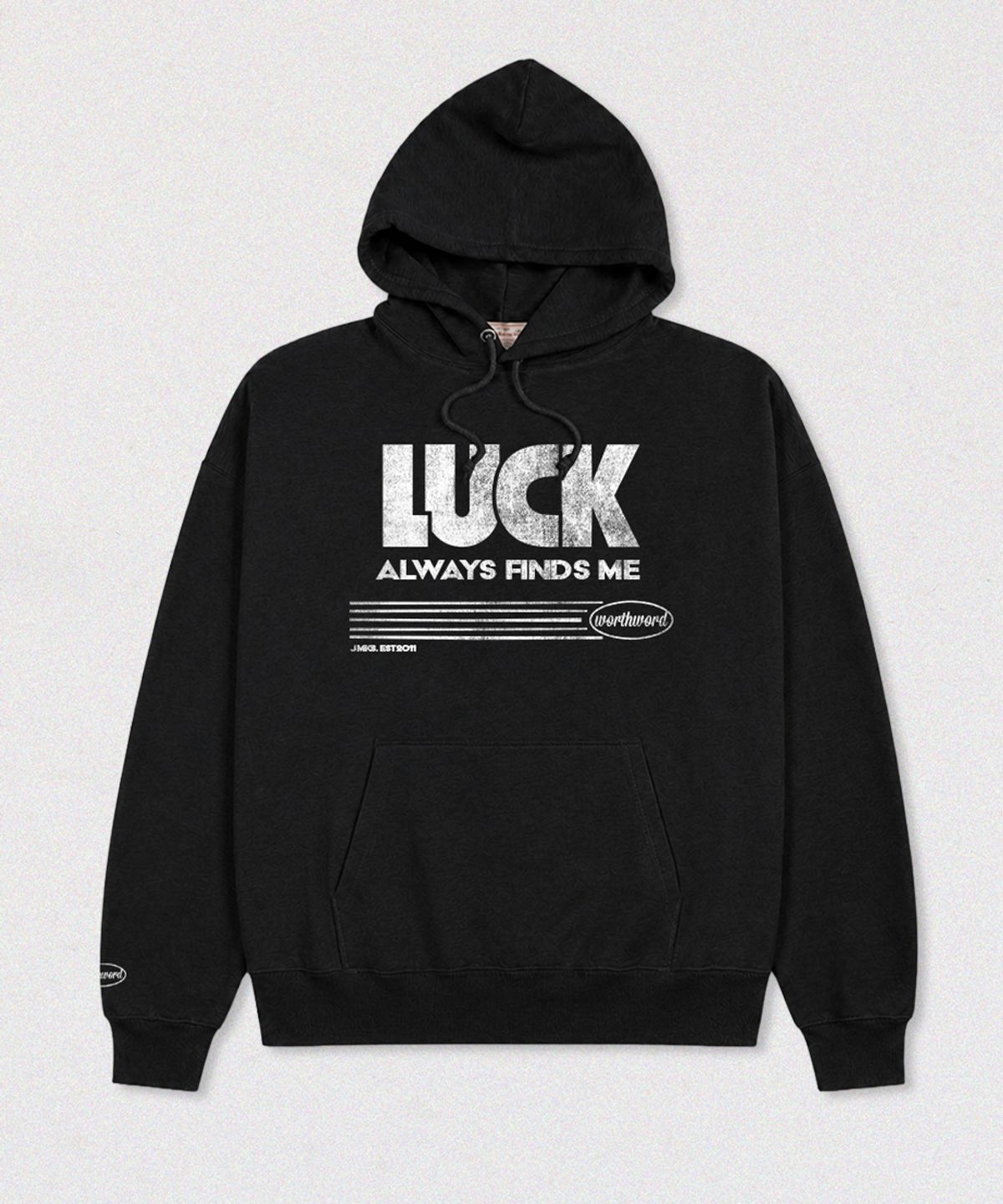 워스워드(WORTHWORD) LUCK 후드티