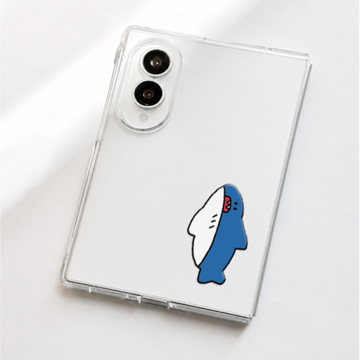 이레케이스앤굿즈(IRECASEGOODS) 바다프렌즈 갤럭시 Z 폴드8 와이드 울트라 투명 하드케이스