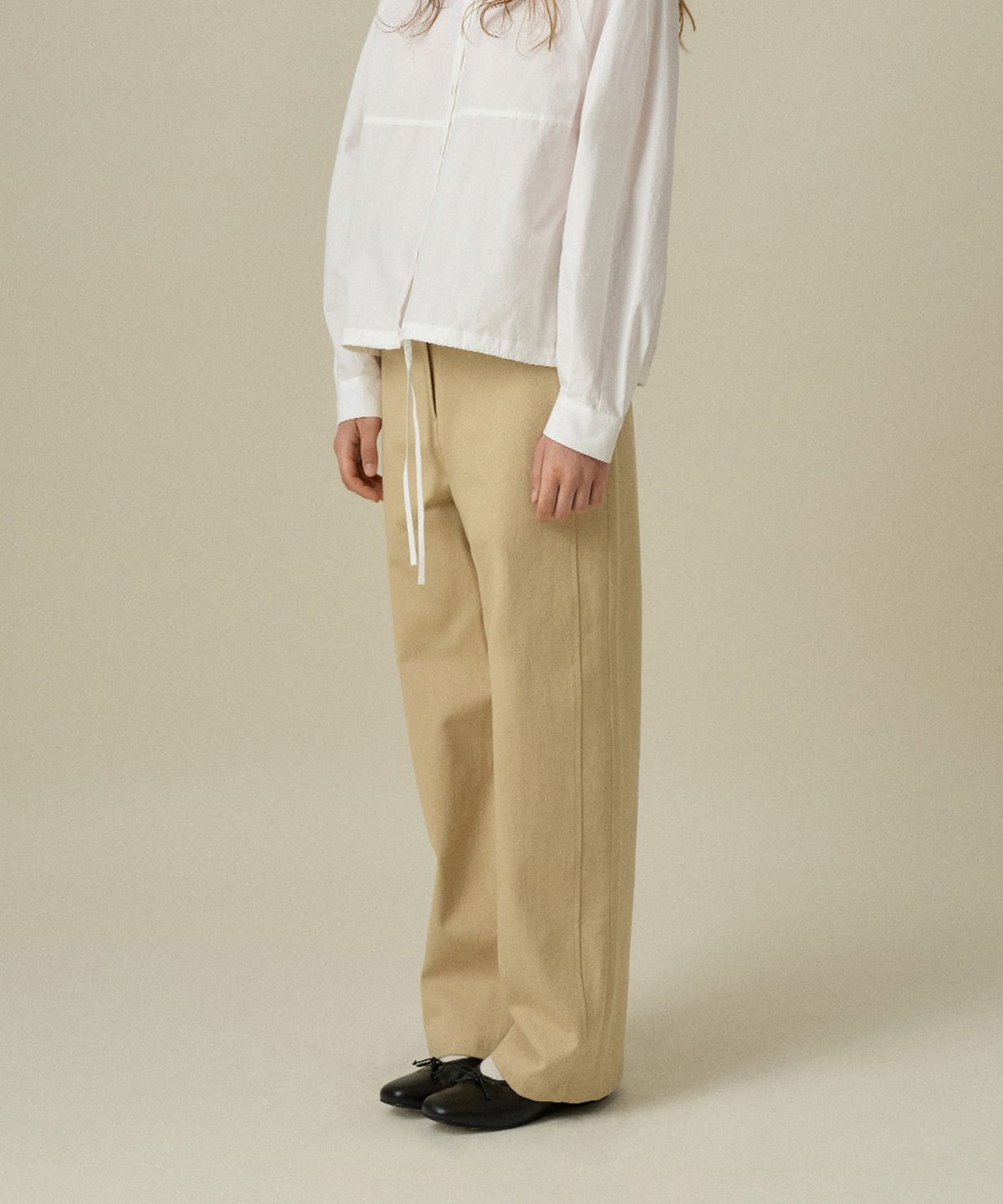 망고매니플리즈(MANGO MANY PLEASE) RIO COTTON PANTS_BEIGE