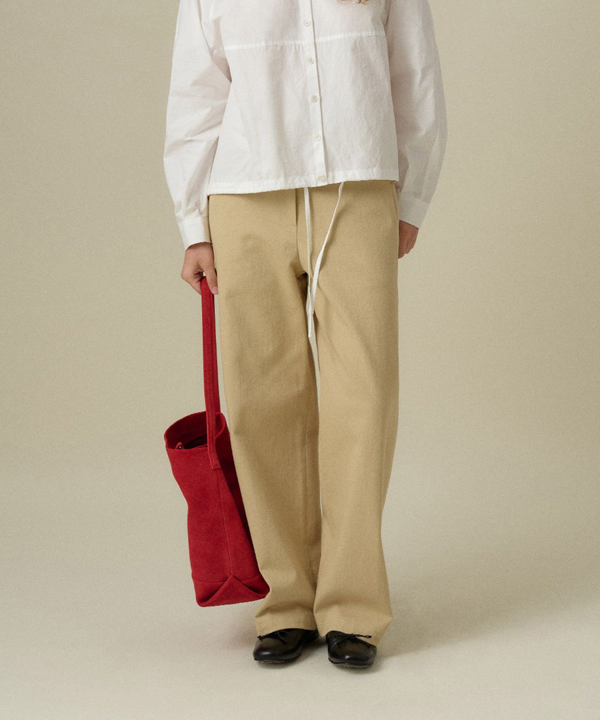 망고매니플리즈(MANGO MANY PLEASE) RIO COTTON PANTS_BEIGE