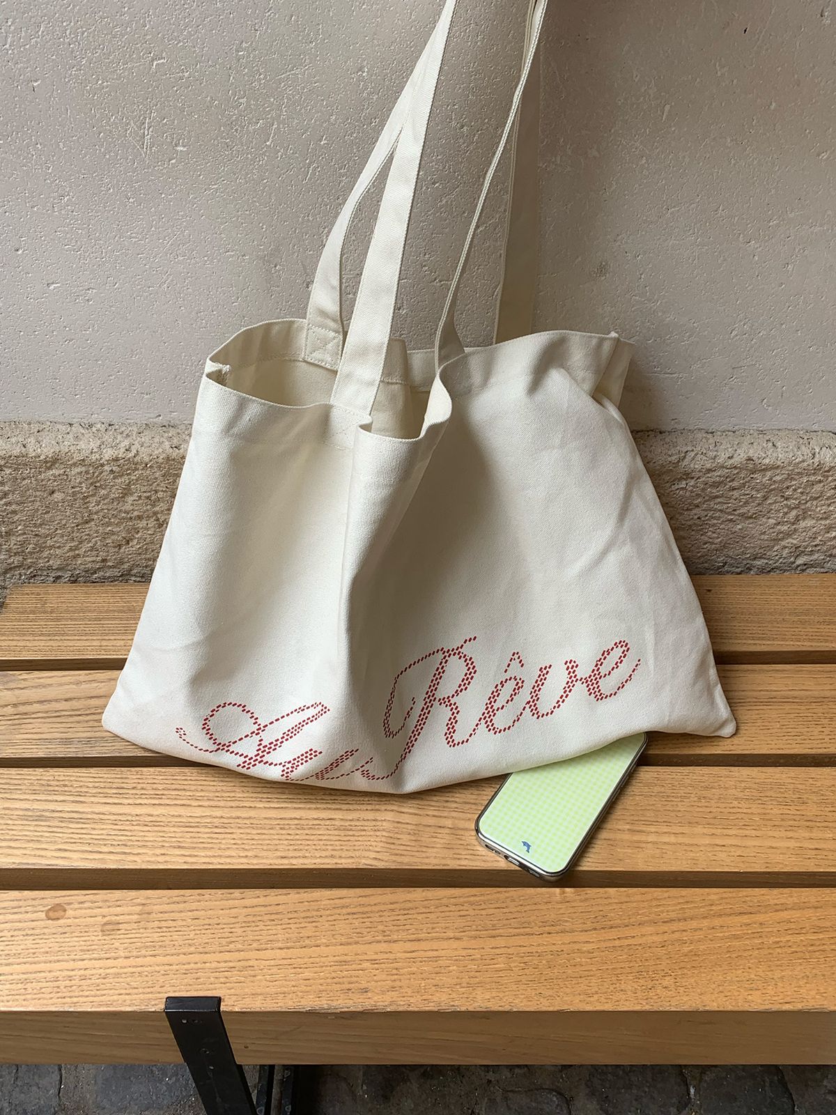 오헤브(AU RÊVE) 클래식 로고 토트백