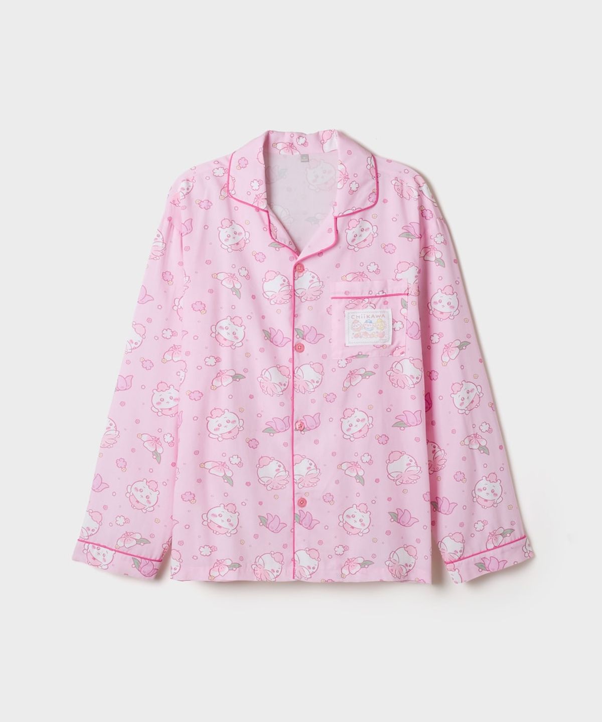 스파오(SPAO) [먼작귀] 긴팔 파자마(Pink)_SPPPG49U05