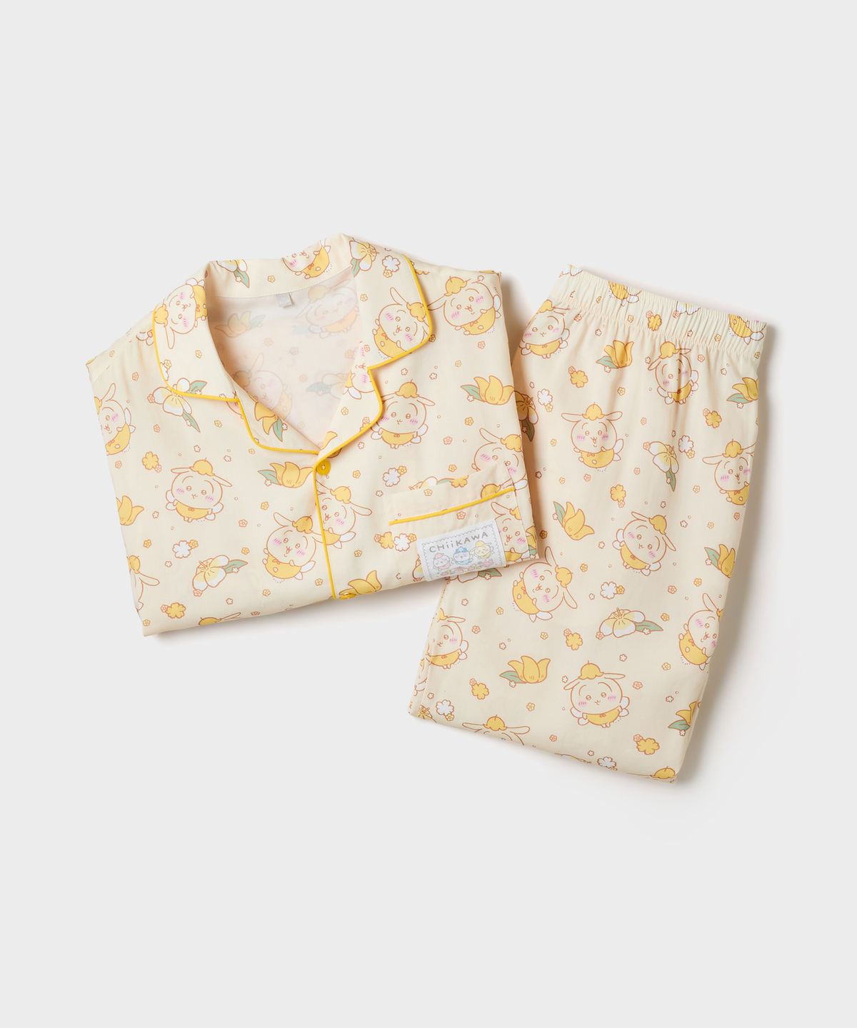 스파오(SPAO) [먼작귀] 긴팔 파자마(Yellow)_SPPPG49U05