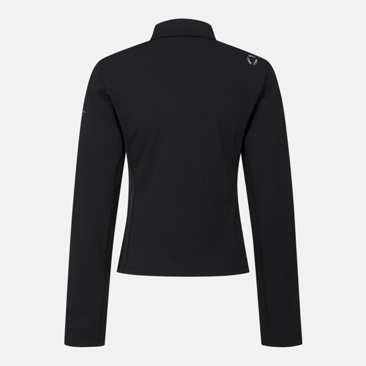 데상트(DESCENTE) 여성 러닝 약기모 슬림핏 긴팔 티셔츠 블랙 SR322RTL82