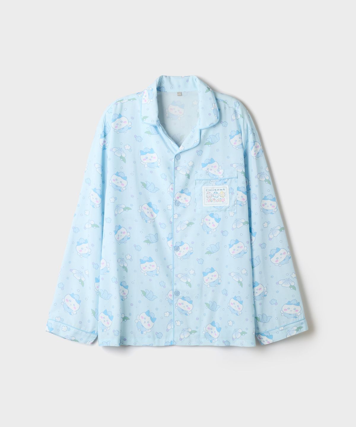 스파오(SPAO) [먼작귀] 긴팔 파자마(Blue)_SPPPG49U05