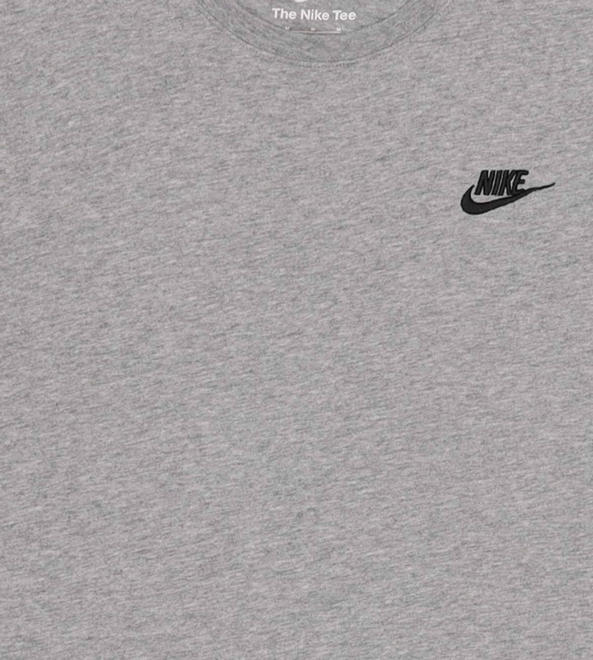 나이키(NIKE) 스포츠웨어 클럽 티셔츠 M - 다크 그레이 헤더:블랙 / AR4999-064 95