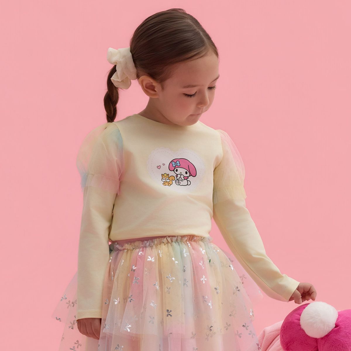래핑차일드(LAUGHINGCHILD) 마이멜로디 샤퍼프 티 (86A29-331-66)