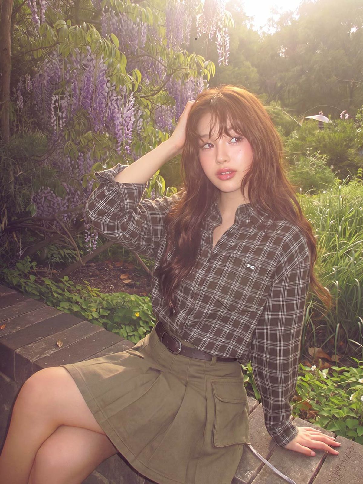 쿨키튼(KOOLKITTEN) Cargo Pocket Pleated Mini Skirt 2colors