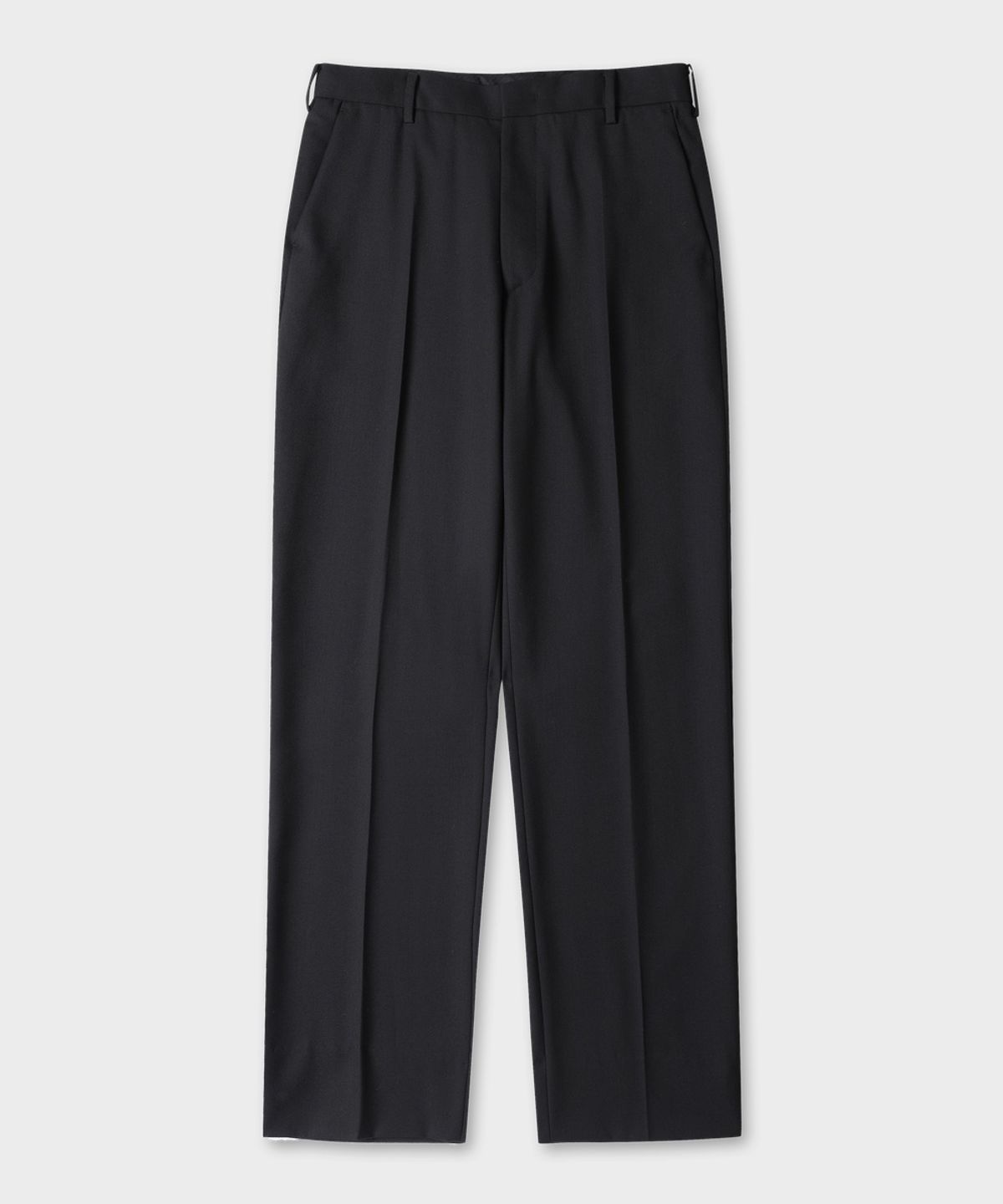 테일던(TAILDERN) Caine Wool Tailored Straight Trousers Black