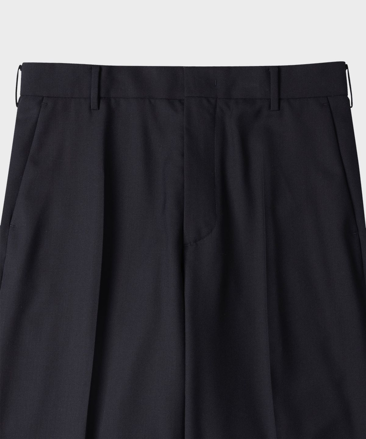 테일던(TAILDERN) Caine Wool Tailored Straight Trousers Dark Navy