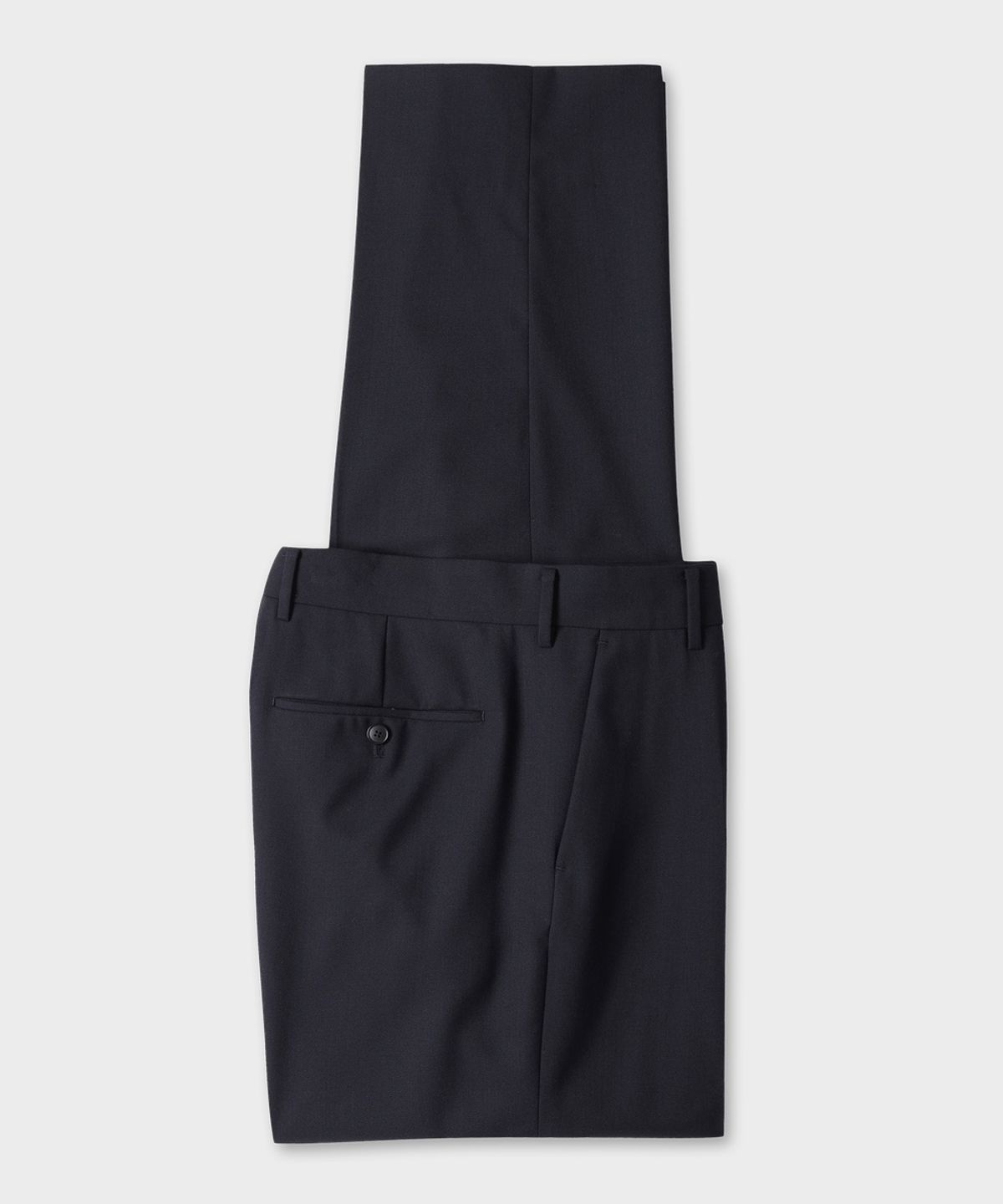 테일던(TAILDERN) Caine Wool Tailored Straight Trousers Dark Navy
