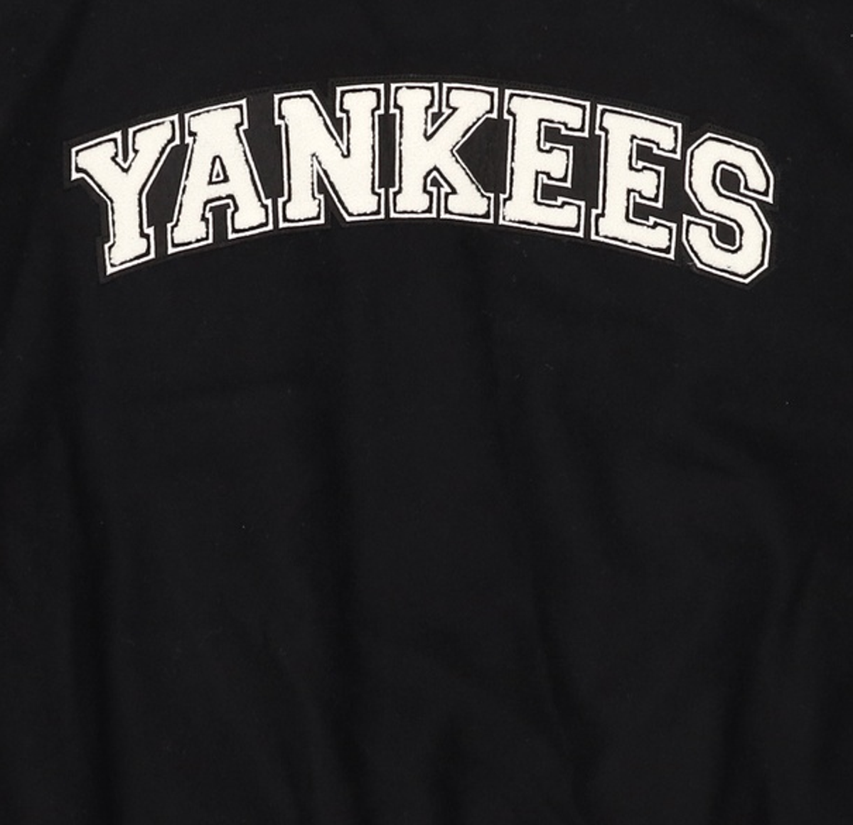 엠엘비(MLB) 울 베이직 소매배색 바시티자켓 NY (L.Black) L