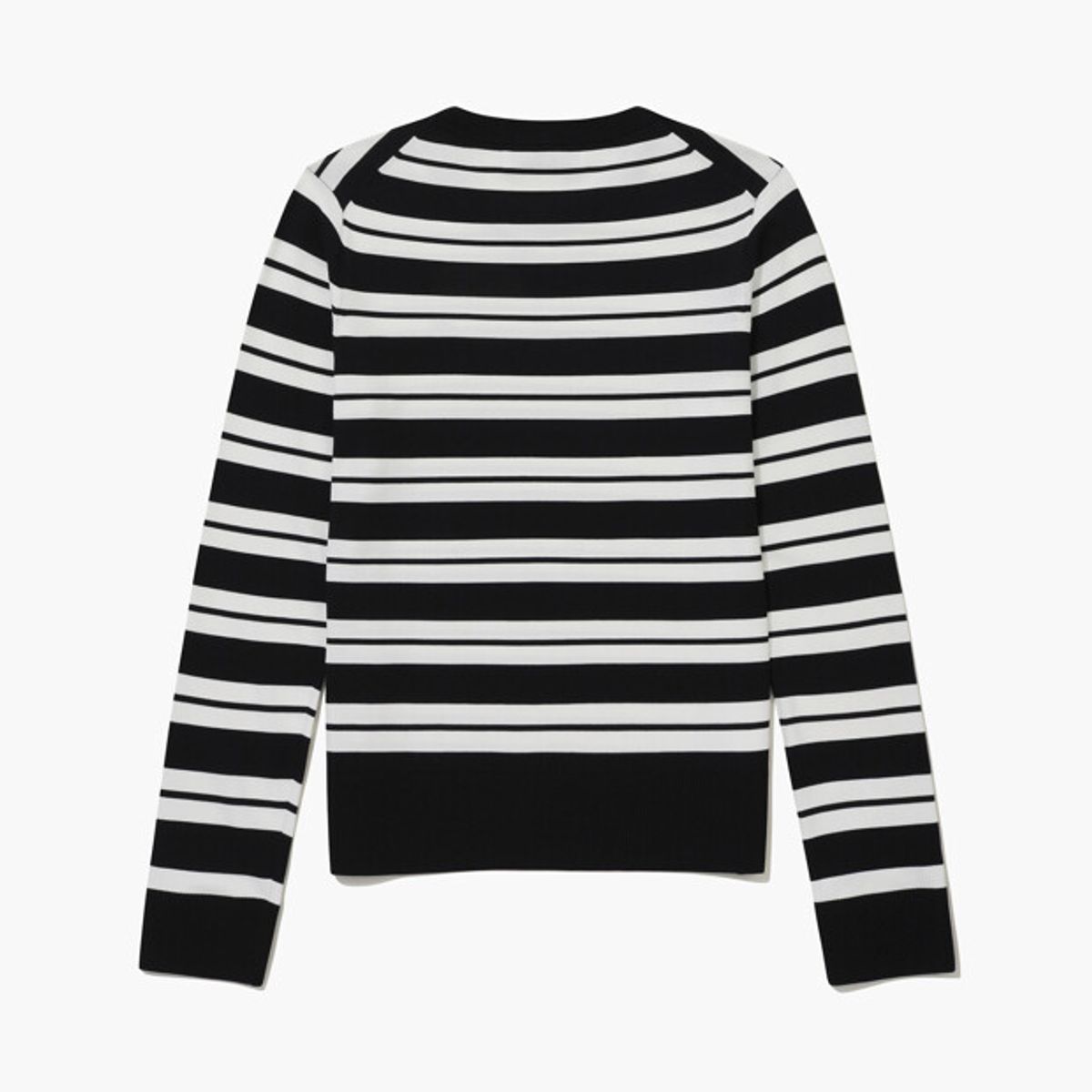르꼬끄 골프(LECOQ GOLF) 여성 스트레치 스트라이프 스웨터 _BLCK GR322LKP81