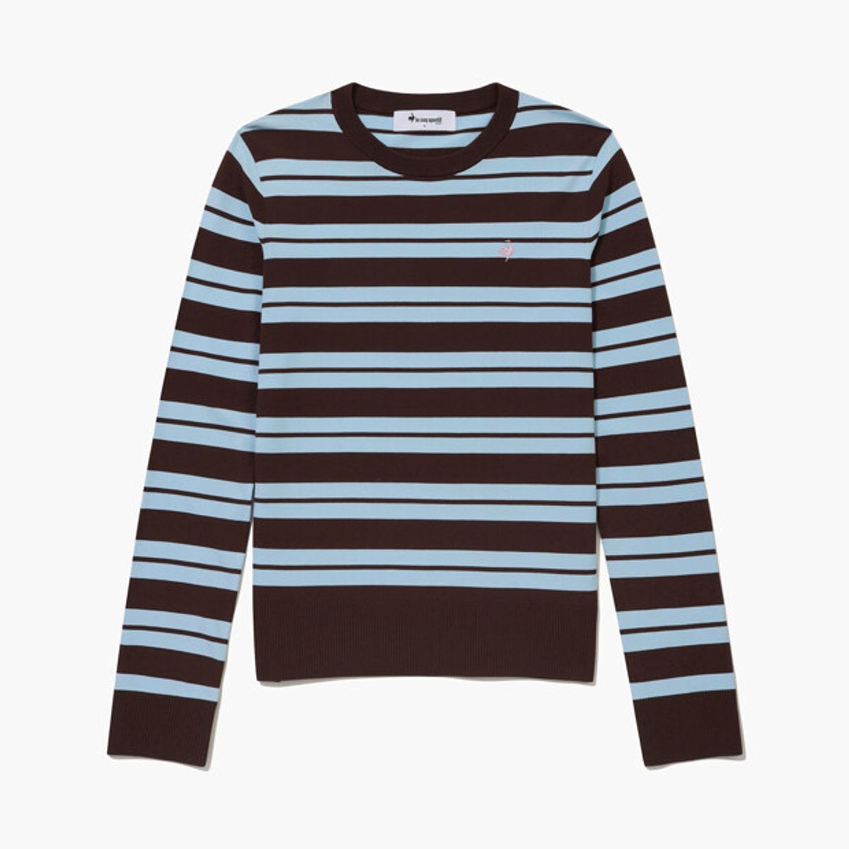 르꼬끄 골프(LECOQ GOLF) 여성 스트레치 스트라이프 스웨터 _LBLU GR322LKP81