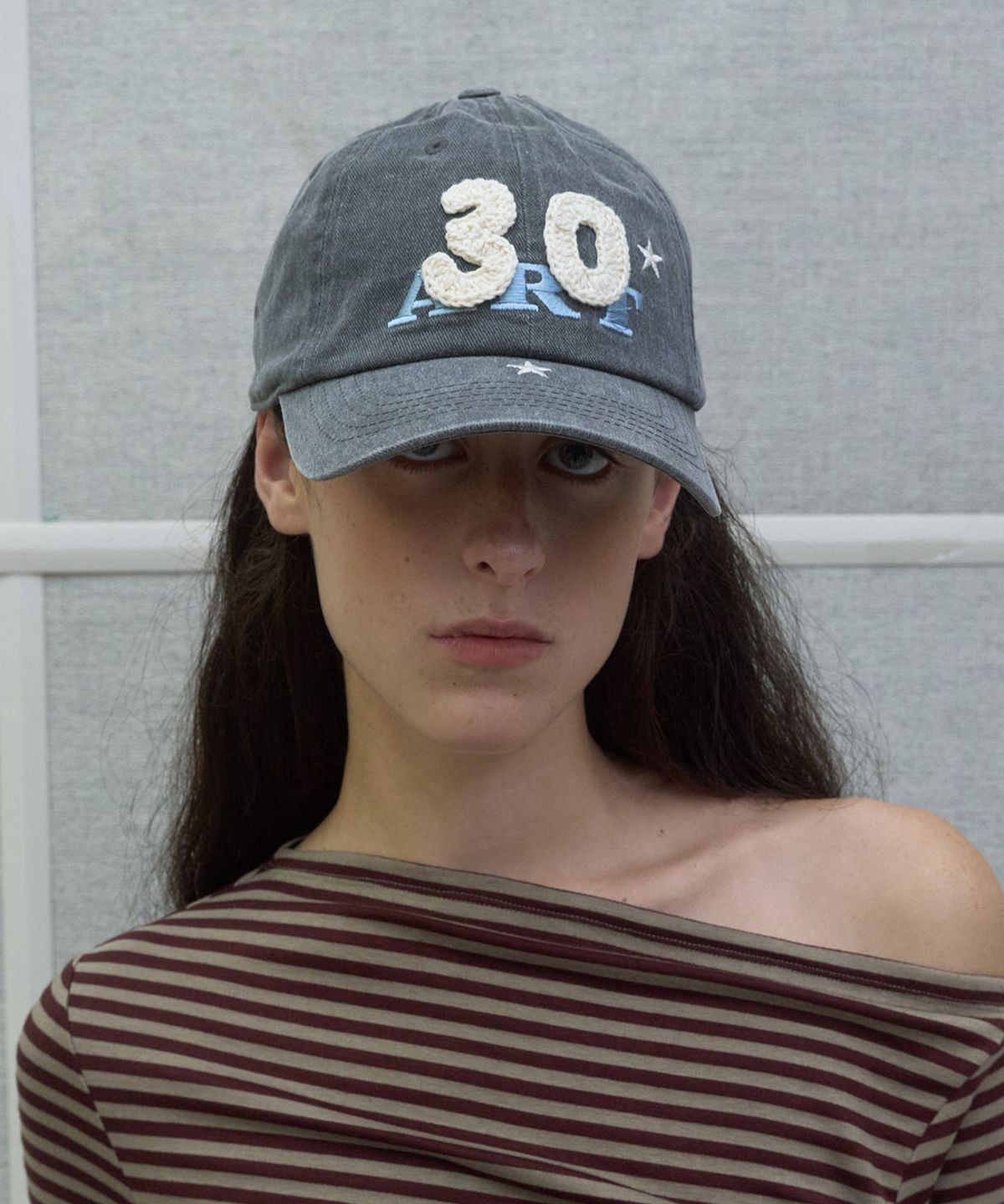 기준(KIJUN) Art 30 Cap UNISEX_CHARCOAL GREY