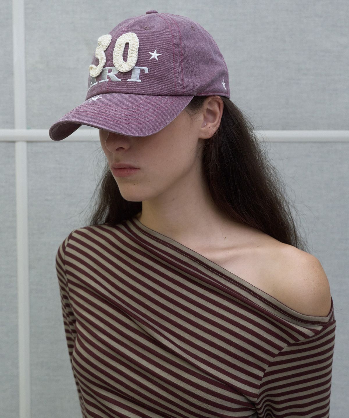 기준(KIJUN) Art 30 Cap UNISEX_BURGUNDY