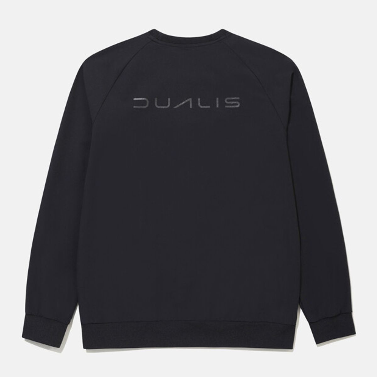 데상트(DESCENTE) 남성 우븐 그래픽 맨투맨 블랙 SR321DWH91