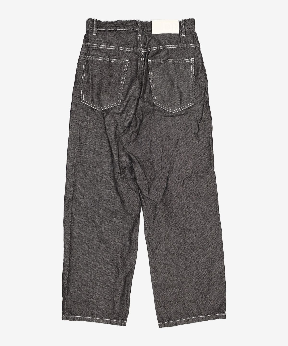 데케트(DECET) [여름원단]2Pleats Wide Jeans DCPT005RawBlack 28