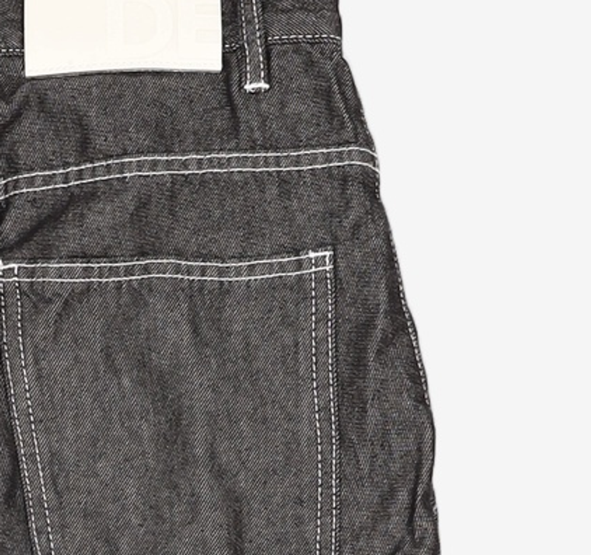 데케트(DECET) [여름원단]2Pleats Wide Jeans DCPT005RawBlack 28