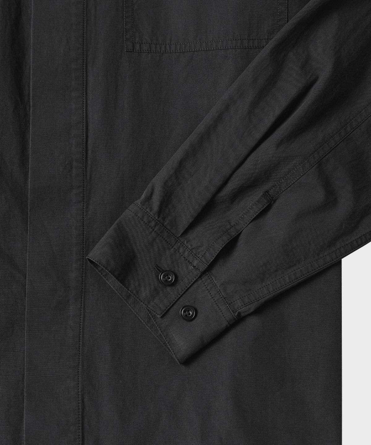 테일던(TAILDERN) Sachs Cotton Shirts Jacket Black