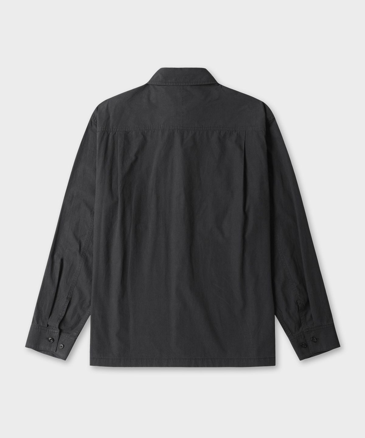 테일던(TAILDERN) Sachs Cotton Shirts Jacket Black