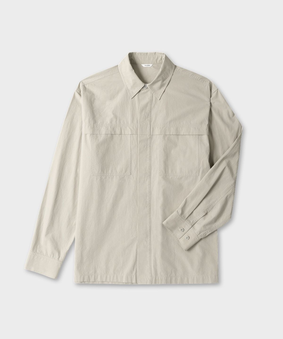 테일던(TAILDERN) Sachs Cotton Shirts Jacket Beige
