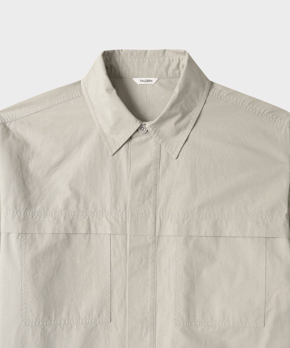 테일던(TAILDERN) Sachs Cotton Shirts Jacket Beige