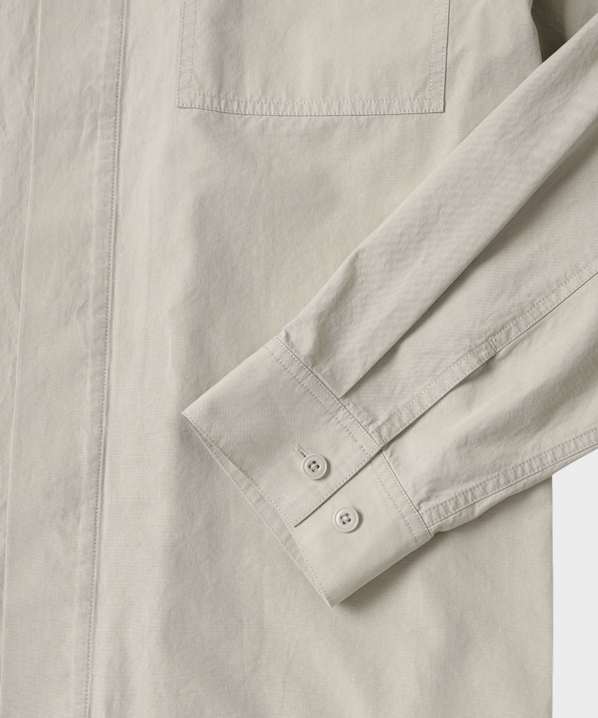 테일던(TAILDERN) Sachs Cotton Shirts Jacket Beige