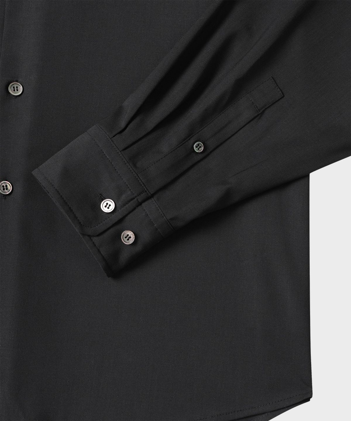 테일던(TAILDERN) Issac Wool blend Shirts Black