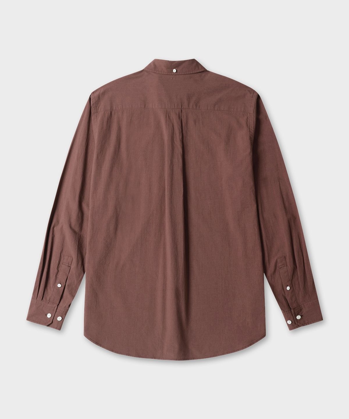 테일던(TAILDERN) Miles Button Down Shirts Airy Cotton Burgundy