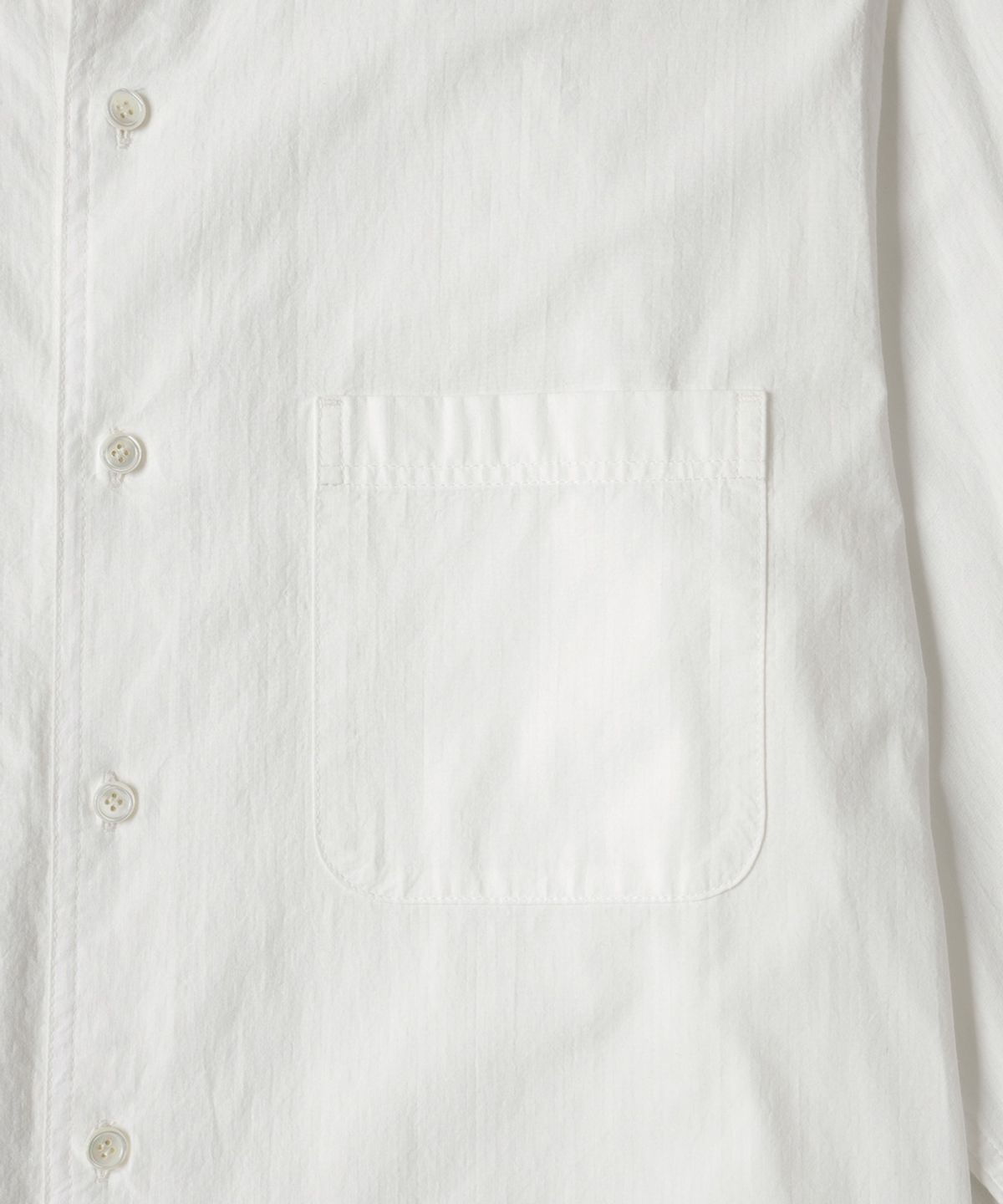 테일던(TAILDERN) Miles Button Down Shirts Airy Cotton White