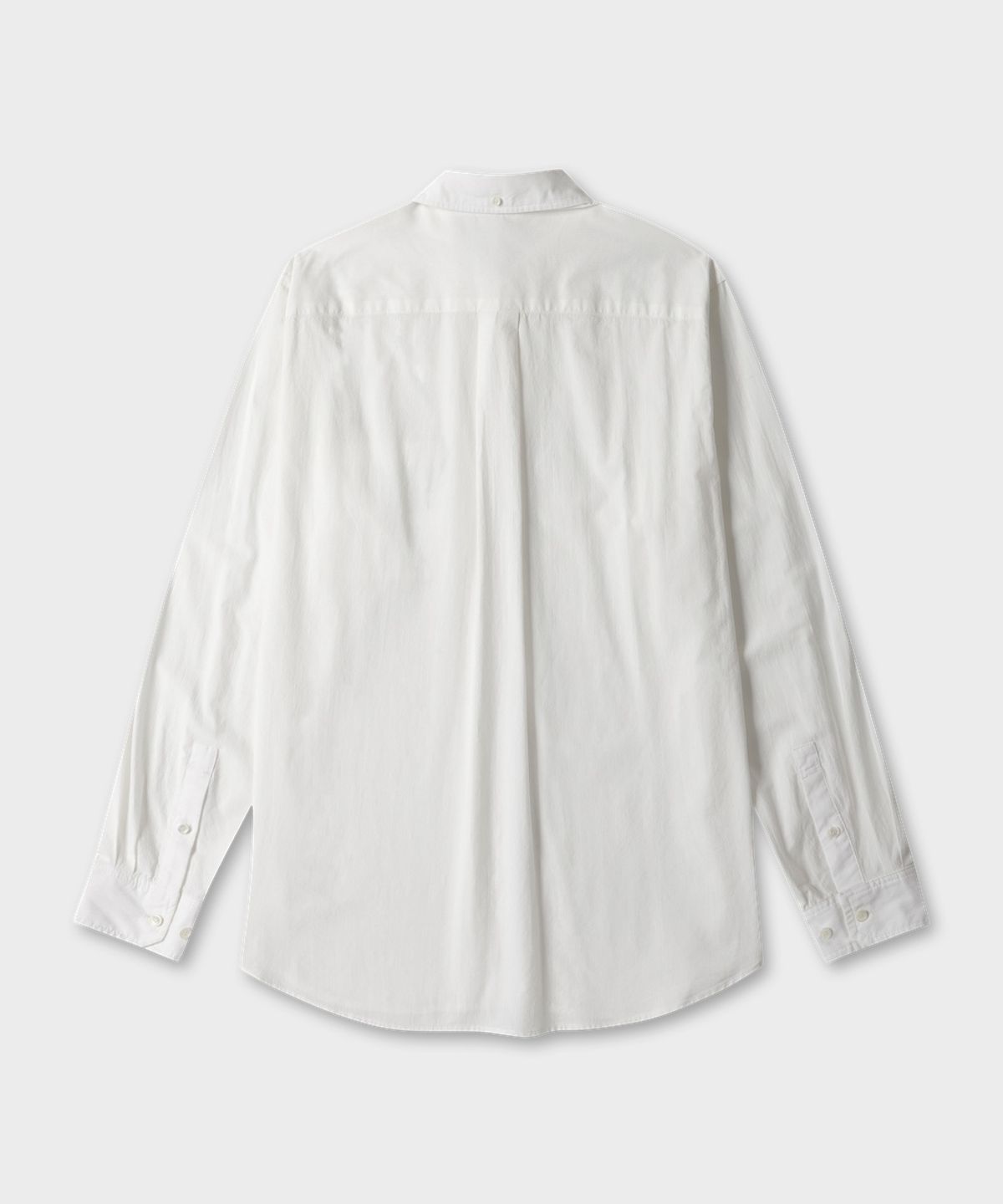 테일던(TAILDERN) Miles Button Down Shirts Airy Cotton White