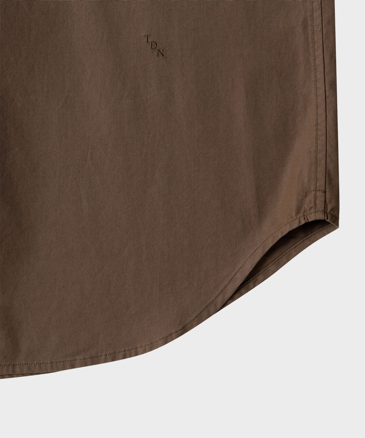 테일던(TAILDERN) Miles Cotton Button Down Shirts Brown