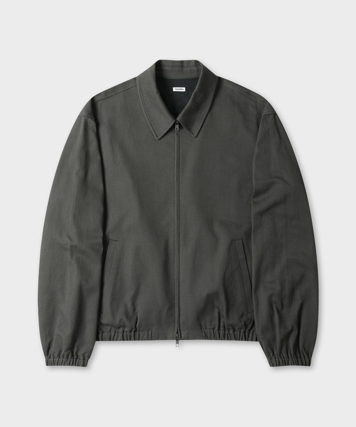 테일던(TAILDERN) Pedro Cotton Linen Drizzler Jacket Dark Grey
