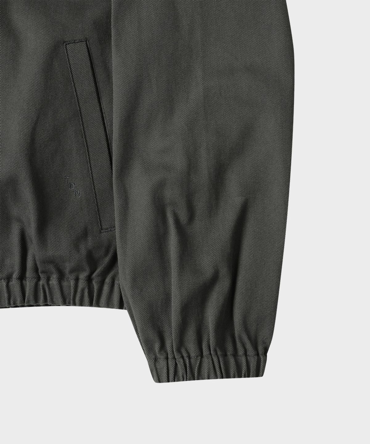 테일던(TAILDERN) Pedro Cotton Linen Drizzler Jacket Dark Grey