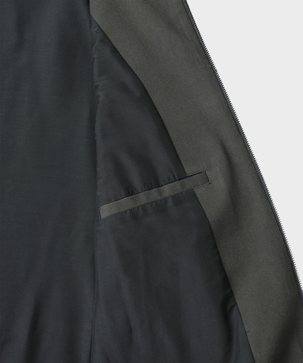테일던(TAILDERN) Pedro Cotton Linen Drizzler Jacket Dark Grey