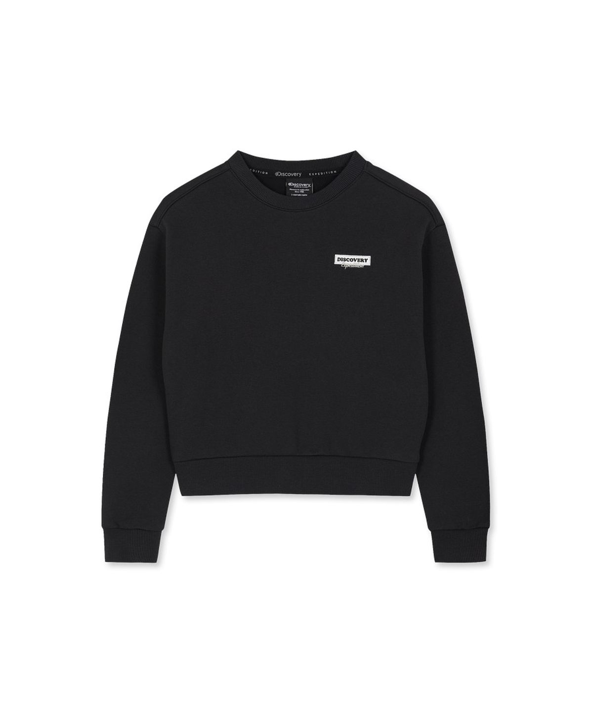 디스커버리 키즈(DISCOVERY KIDS) 여아  맨투맨-팬츠 2SET (BLACK)