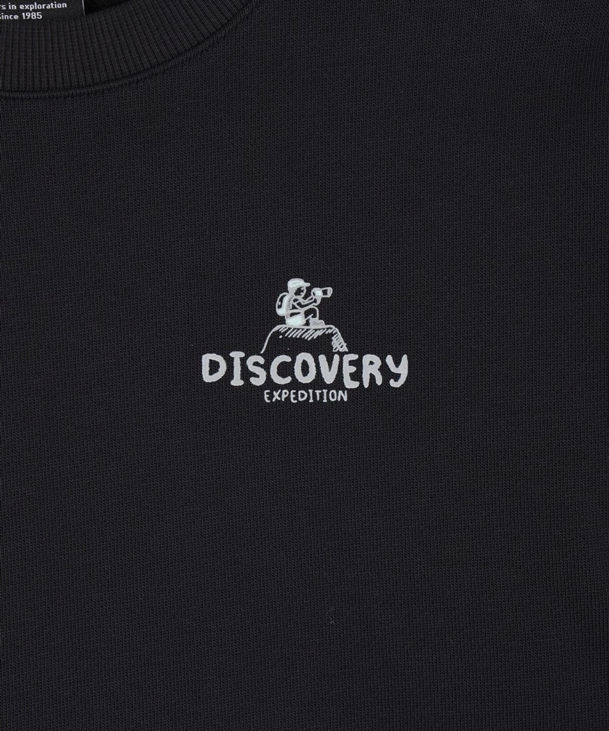 디스커버리 키즈(DISCOVERY KIDS) 키즈 그래픽 맨투맨-조거팬츠 2SET (BLACK)